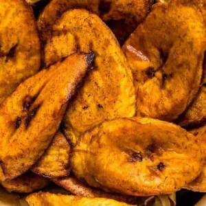 6 slices of fried plantain