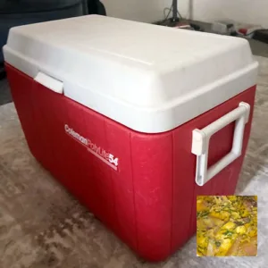 Full Cooler Ukazi and Achi Soup