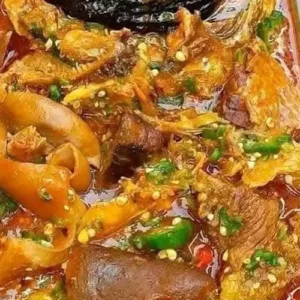 Mixed Fish & Kpomo Soup (Ofe Azu)
